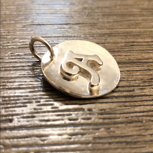 Larry Wilkes Sterling Round “A” Initial Charm NWOT - Picture 3 of 8